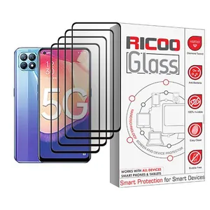 Ricoo Ricoo Glass MIX004 Screen Protector For Oppo Reno4 SE Pack Of 4
