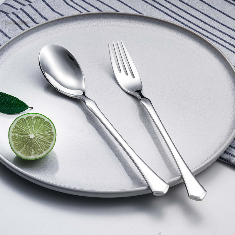 سرویس قاشق و چنگال 142 پارچه جی فی نی مدل 458