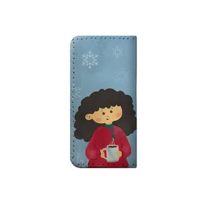 کیف پول طرح دختر زمستان کد abi011