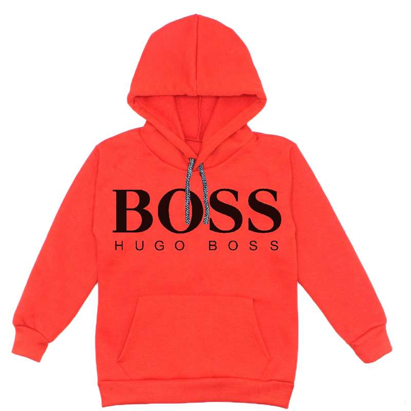 هودی پسرانه مدل W32 BOSS رنگ قرمز  