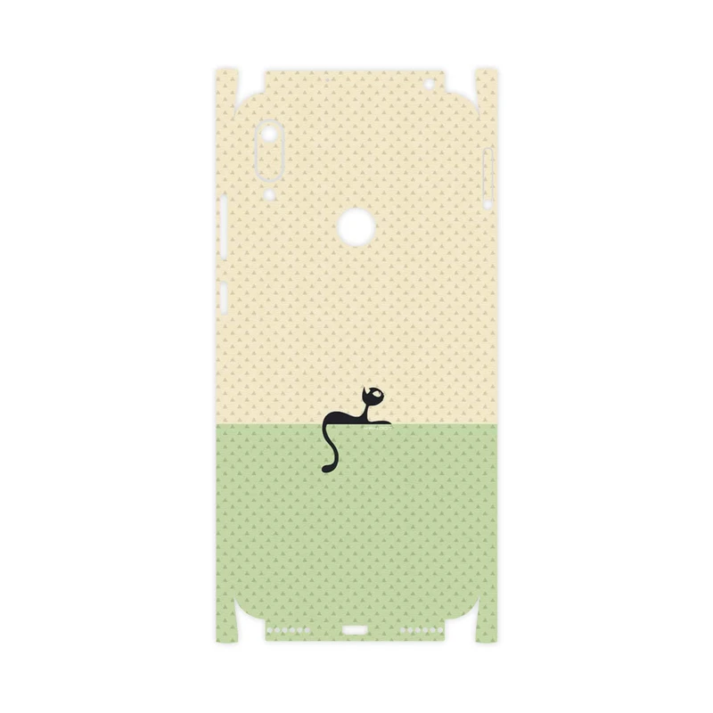 برچسب پوششی ماهوت مدل Minimal Internet Cat Icon-FullSkin مناسب برای گوشی موبایل هوآوی Y6 Prime 2019