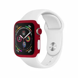 MAHOOT Matte-Warm-Red Cover Sticker for Apple Watch Watch 4 44mm