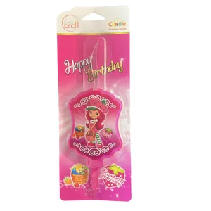 شمع تولد سورساتان مدل دختر توت فرنگی ک‌ 8787
