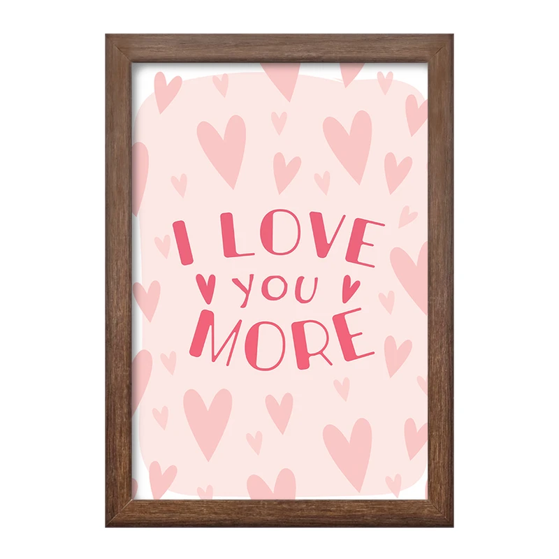 تابلو خندالو طرح عاشقانه (Love) کد F2334