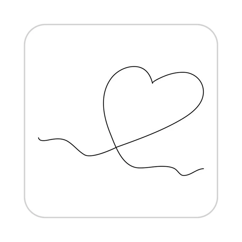 زیر لیوانی کاکتی طرح عاشقانه مدل mp38444