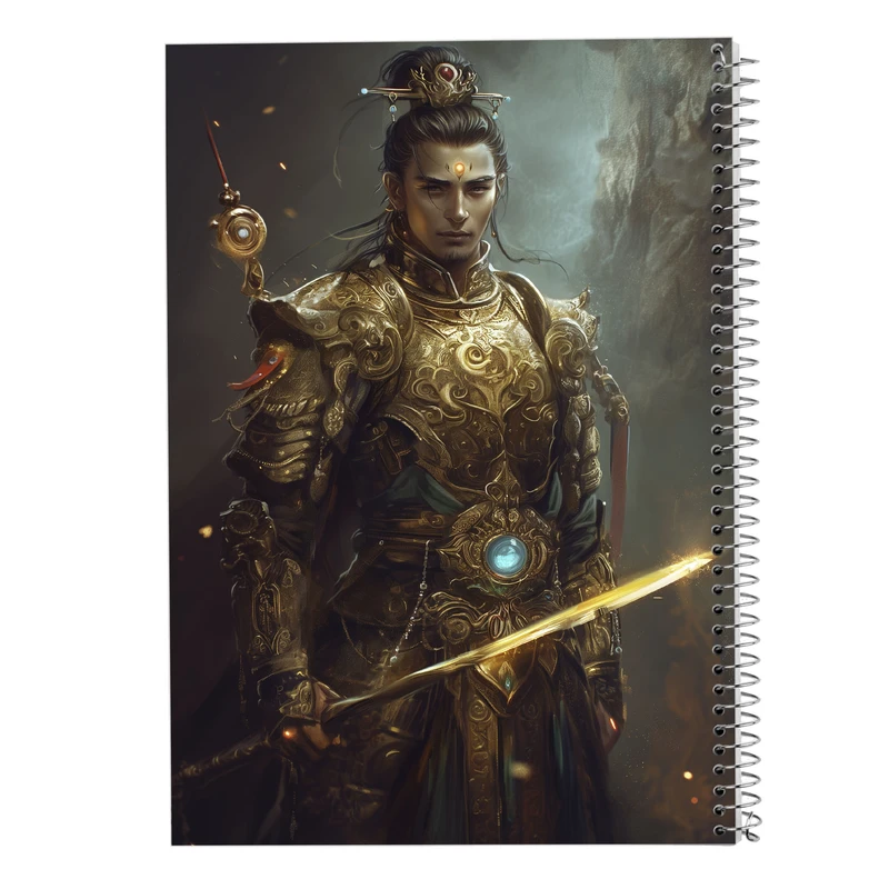 دفتر مشق 100 برگ مدوپد مدل حیوانات جنگجو کد DF14816