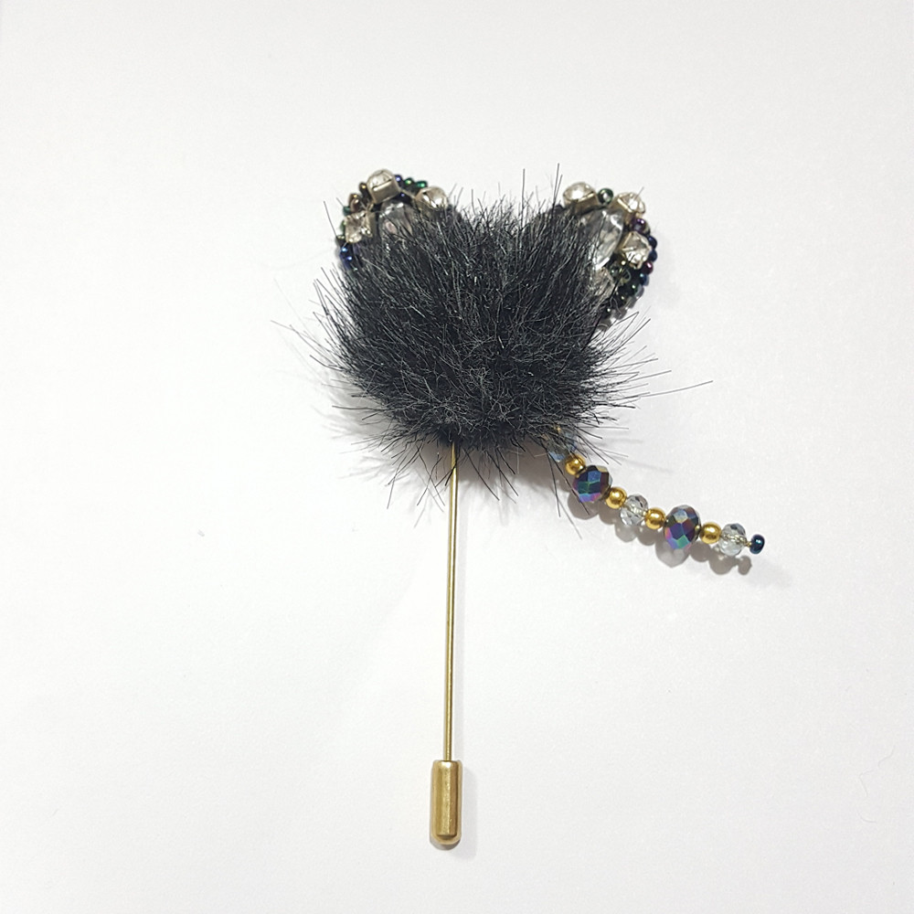 گل سینه زنانه مدل گربه گل سینه زنانه مدل گربه