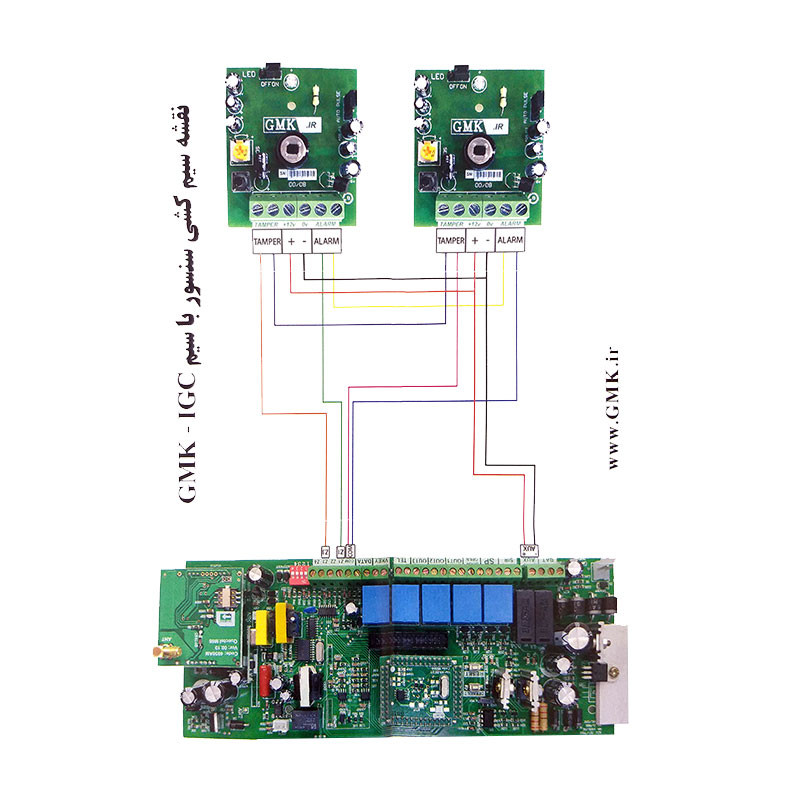 سنسور حرکتی دزدگیر اماکن جی ام کا مدل GMK P1000 بسته 2عددی