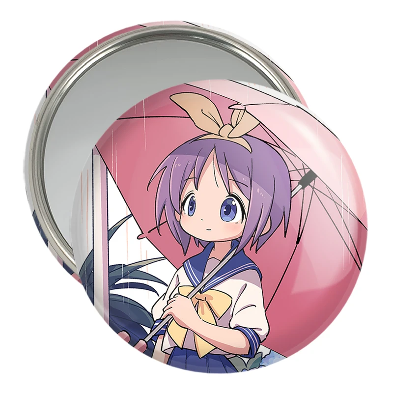 آینه جیبی خندالو مدل  تسوکاسا انیمه Lucky Star  کد 23585