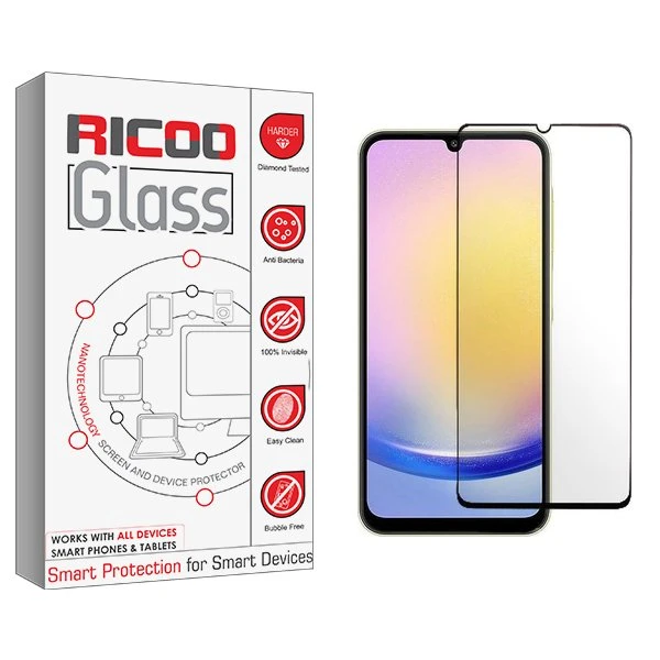 محافظ صفحه نمایش شیشه ای ریکو مدل RiC2 مناسب برای گوشی موبایل سامسونگ Galaxy A25