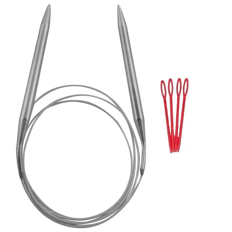 میل بافتنی پونی کد 9 به همراه 4 عدد سوزن دوخت کاموا