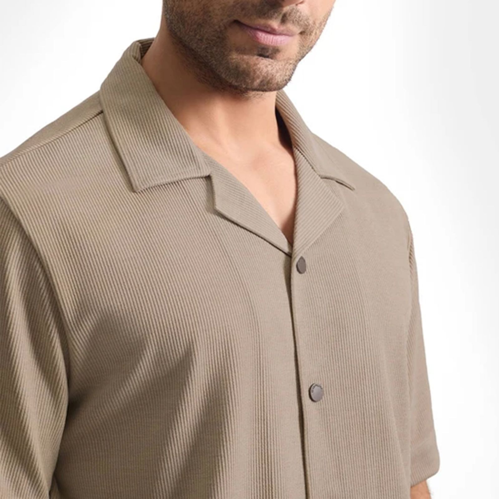 پیراهن آستین کوتاه مردانه کروم مدل 2420110 -  - 4