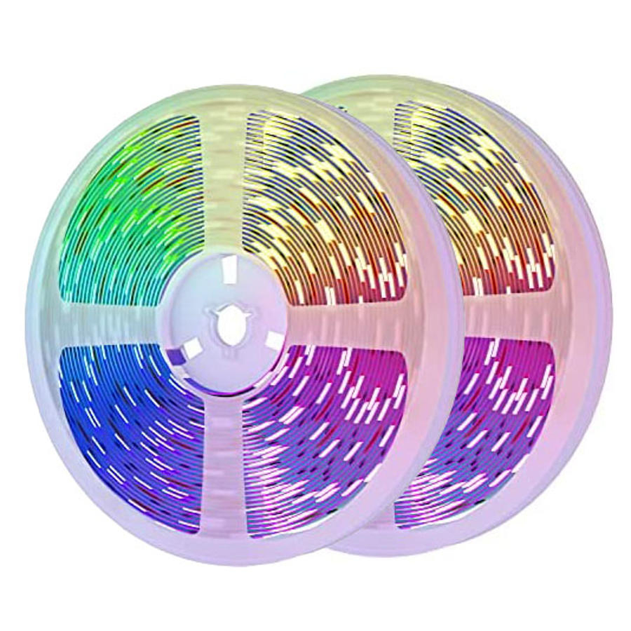 ریسه ال ای دی مدل RGB کنترل دار طول 10 متر مجموعه 2 عددی