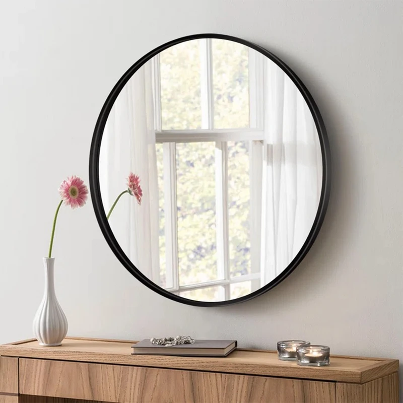 آینه مدل گرد فلزی طرح ظریف F-60