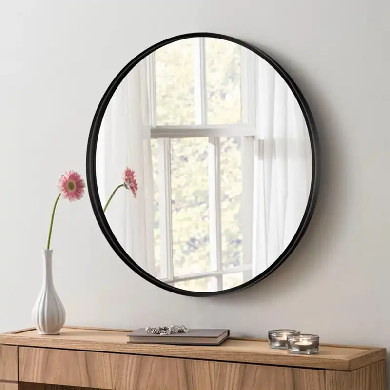 آینه مدل گرد فلزی طرح ظریف F-60