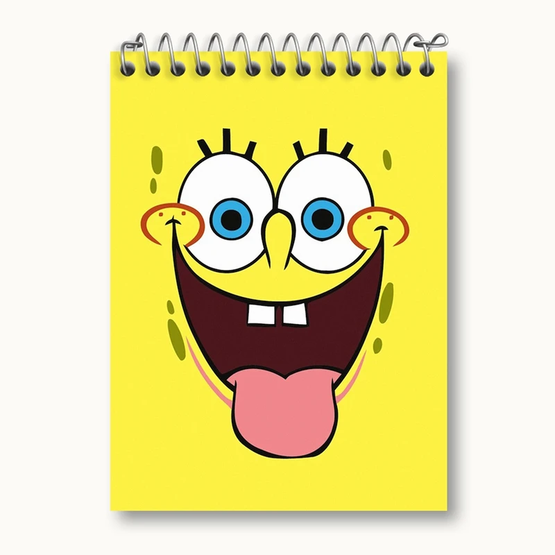 دفتر یادداشت 50 برگ خندالو مدل باب اسفنجی و پاتریک کد 1317