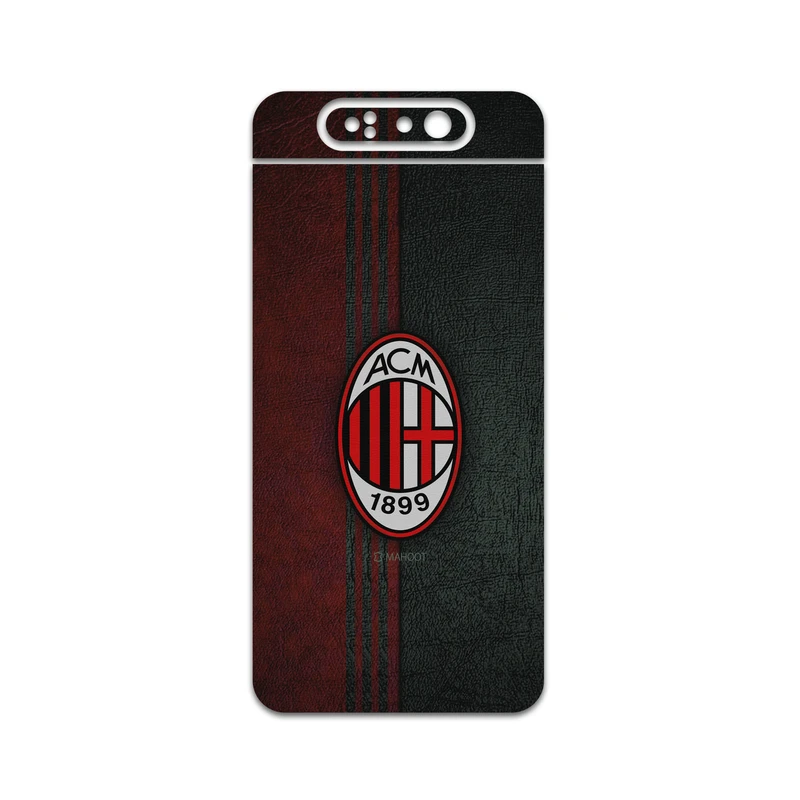 برچسب پوششی ماهوت مدل AC-Milan-FC مناسب برای گوشی موبایل سامسونگ Galaxy A80