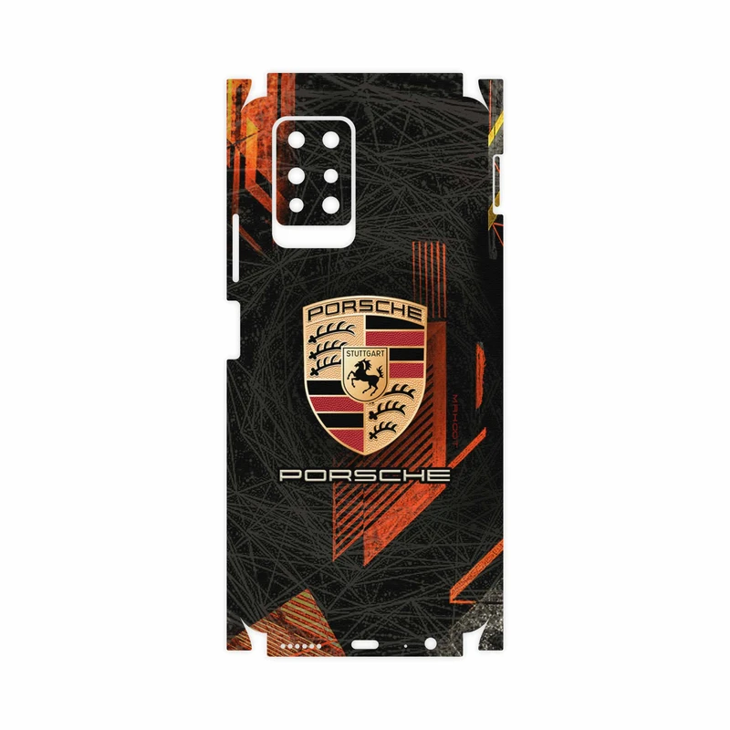 برچسب پوششی ماهوت مدل Porsche-Logo-FullSkin مناسب برای گوشی موبایل اینفینیکس Note 10 Pro