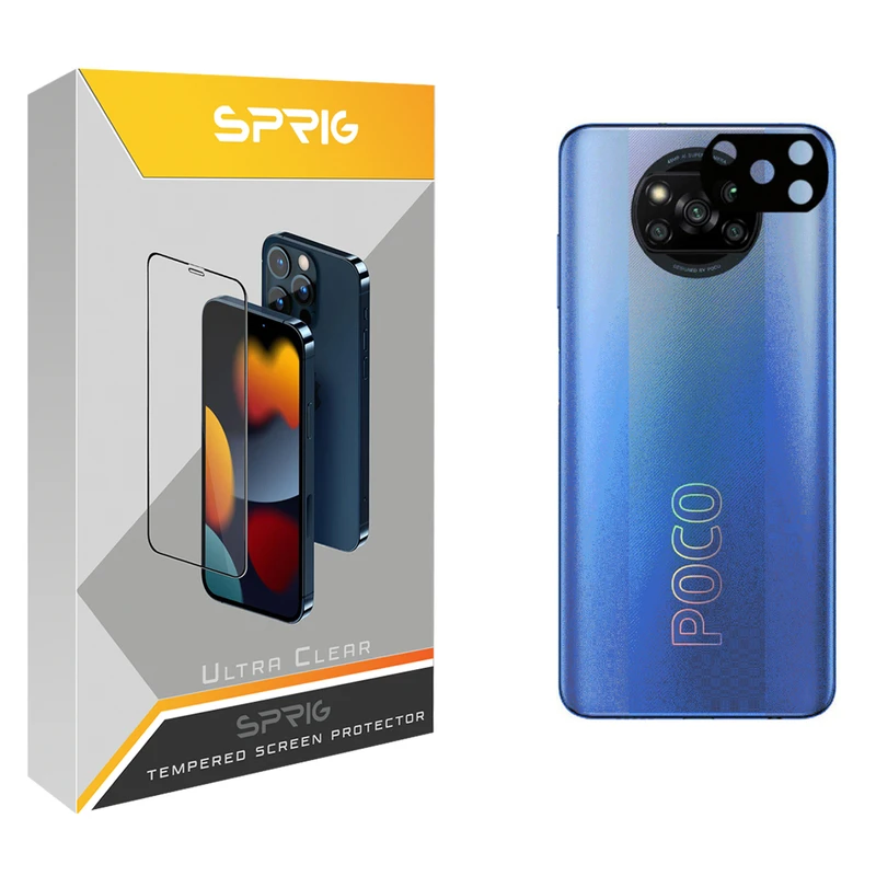 محافظ لنز دوربین اسپریگ مدل LNSP مناسب برای گوشی موبایل شیائومی Poco X3 / X3 NFC / X3 Pro