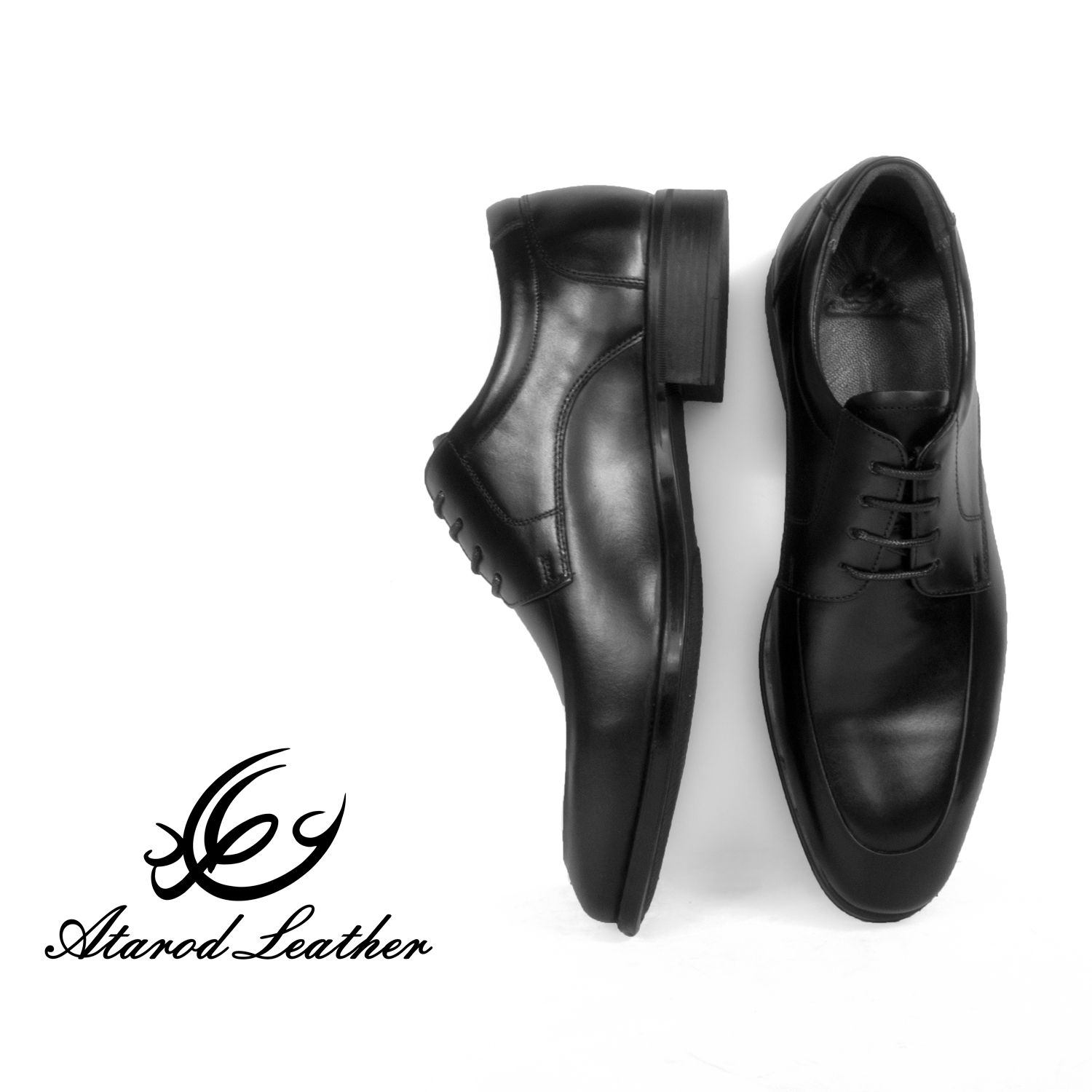 کفش مردانه چرم عطارد مدل چرم طبیعی کد SH256 - - 2