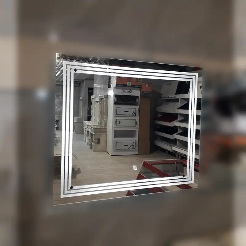 آینه سرویس بهداشتی مدل بکلایت مستطیل 4 خط