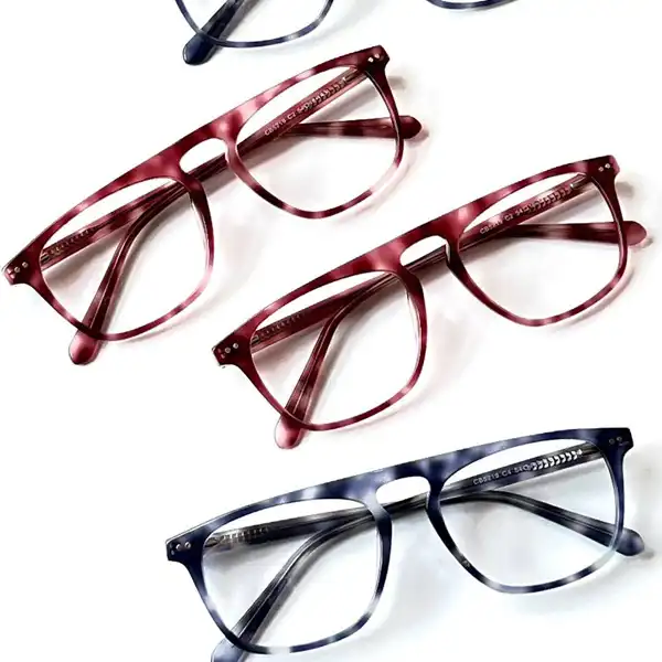 فریم عینک طبی زنانه مدل CB5219 Acetate Deep Mauve Pattern
