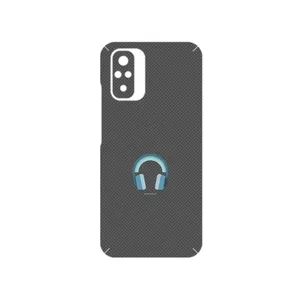 MAHOOT Minimal Headphone Icon Cover Sticker for Xiaomi Redmi Note 10s