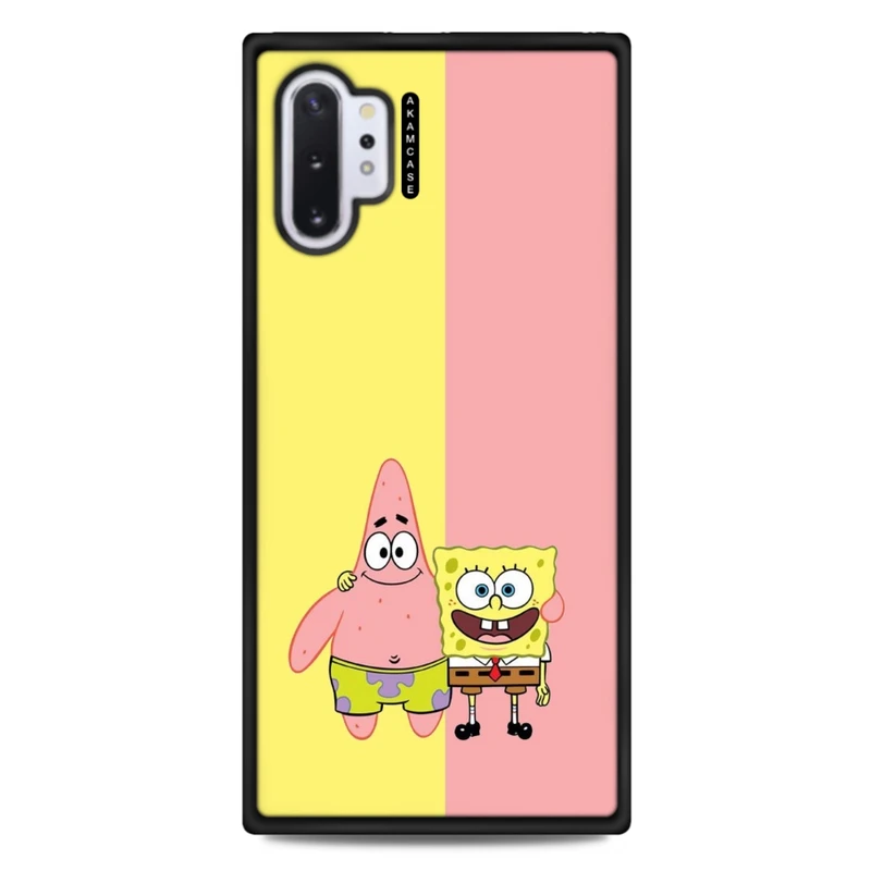 کاور آکام مدل AMC-WSGN10P-SPONGE BOB6 مناسب برای گوشی موبایل سامسونگ Galaxy Note 10 Plus