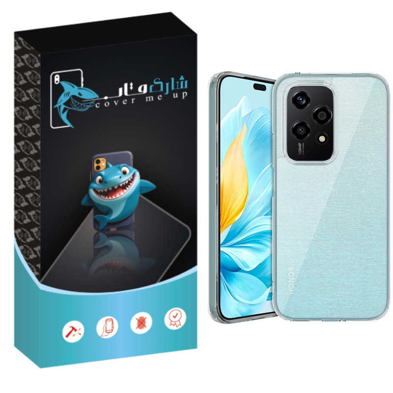 کاور شارک قاب مدل Crystal مناسب برای گوشی موبایل آنر 200 Lite