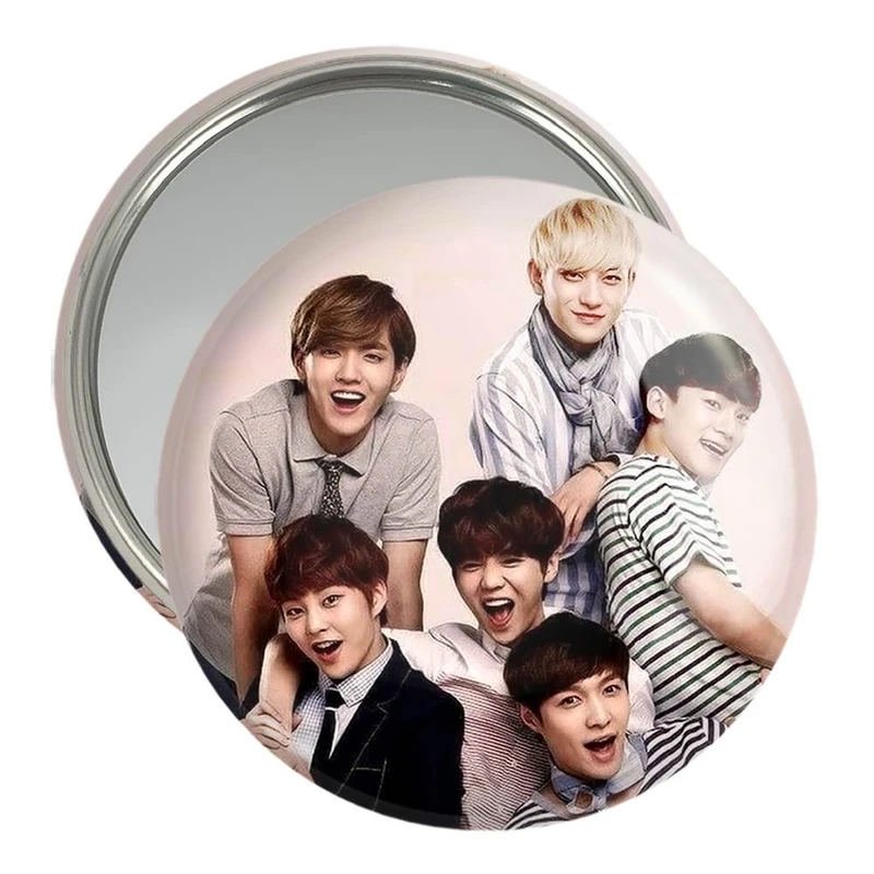 آینه جیبی خندالو مدل گروه اکسو EXO  کد 13640