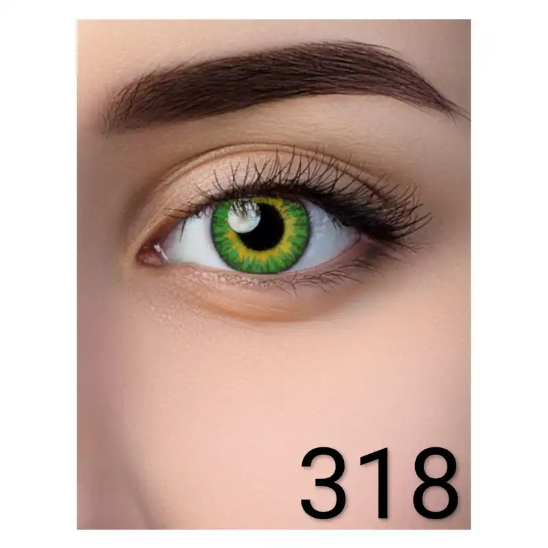 لنز چشم الگانس کد 318 رنگ سبز