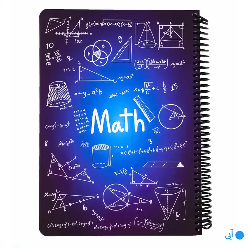 دفتر 100 برگ دات نوت مدل ریاضی کد 01