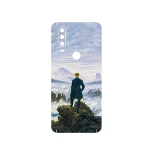 MAHOOT Wanderer above the Sea of Fog Cover Sticker for Motorola One Action