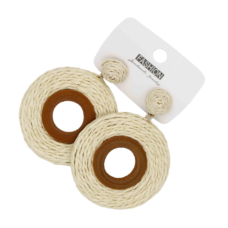 گوشواره زنانه مدل حصیری