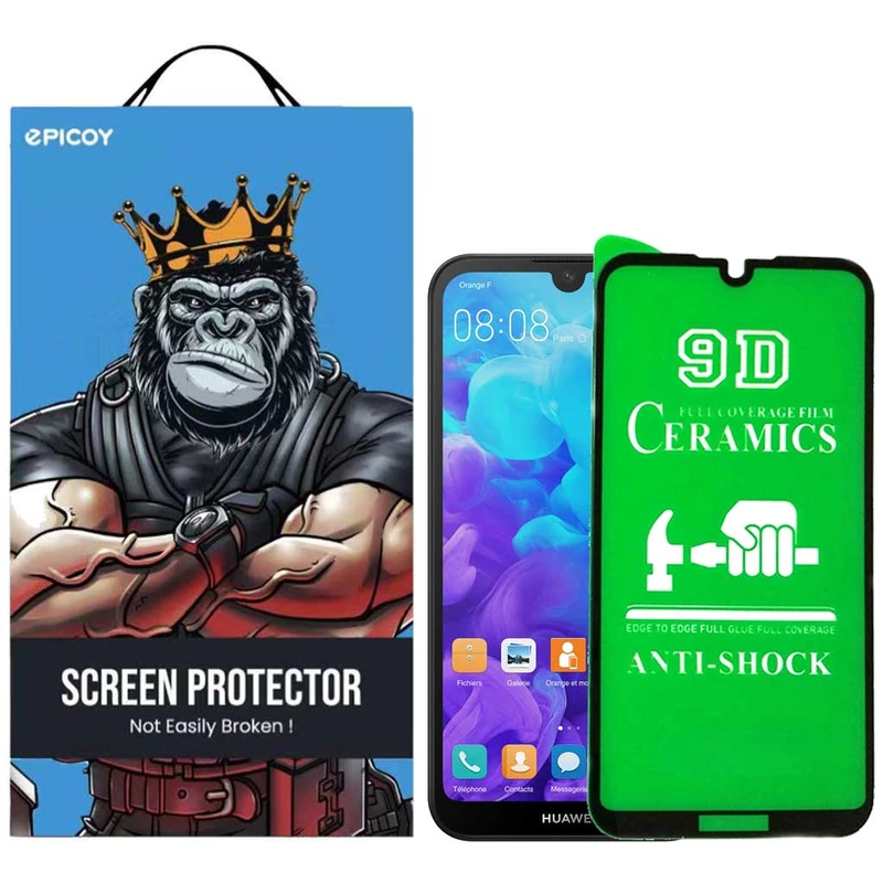 محافظ صفحه نمایش سرامیکی اپیکوی مدل unbreakable مناسب برای گوشی موبایل هوآوی Y5 2019
