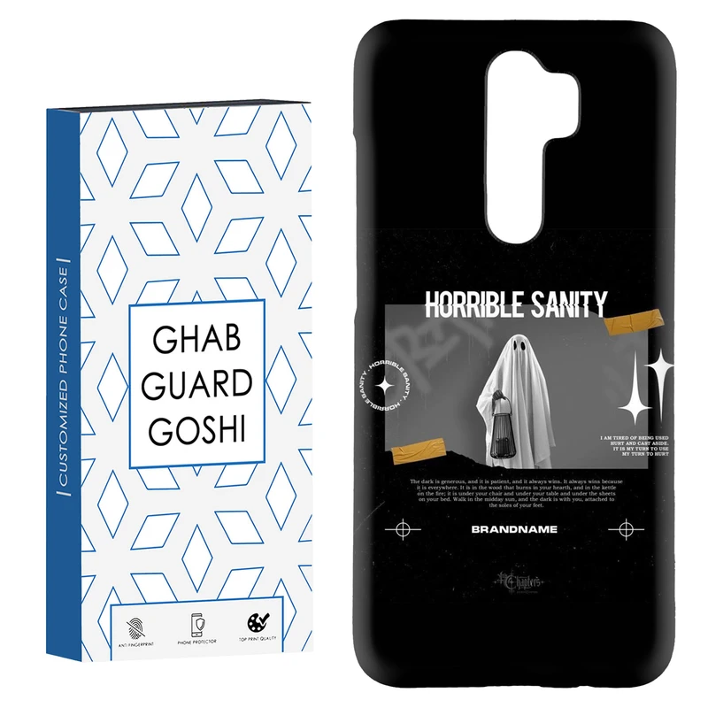 کاور قاب گارد گوشی طرح روح مشکی کد Dimo-699 مناسب برای گوشی موبایل شیائومی Redmi 9 / Redmi 9 Prime