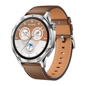 ساعت هوشمند 46 میلی متری هوآوی مدل WATCH GT 5 با بند چرم