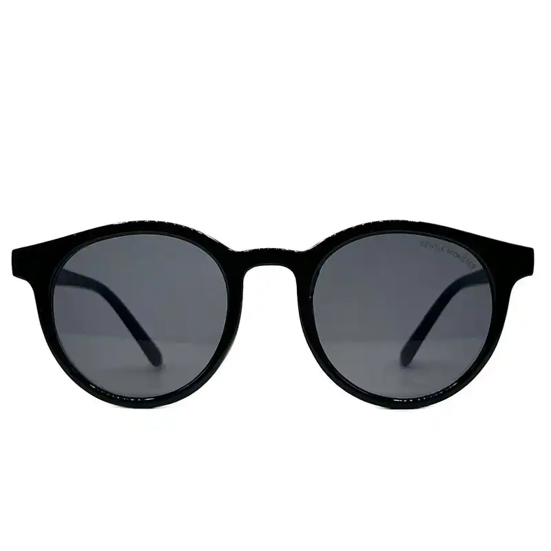 عینک آفتابی مدل گرد دسته کائوچو کد GNTL-PRC BLK