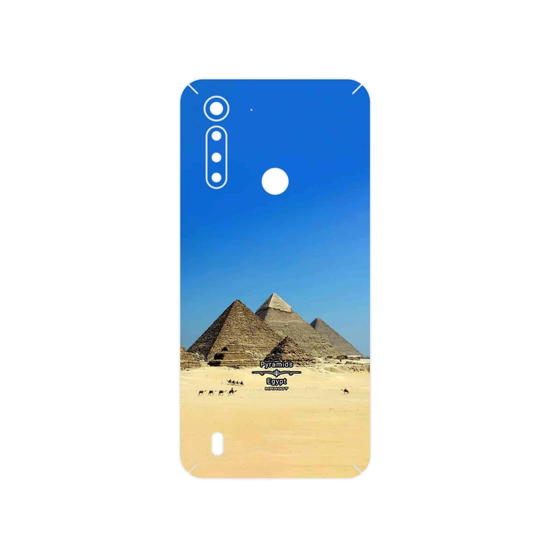 برچسب پوششی ماهوت مدل Pyramids of Egypt مناسب برای گوشی موبایل موتورولا Moto G8 Power Lite
