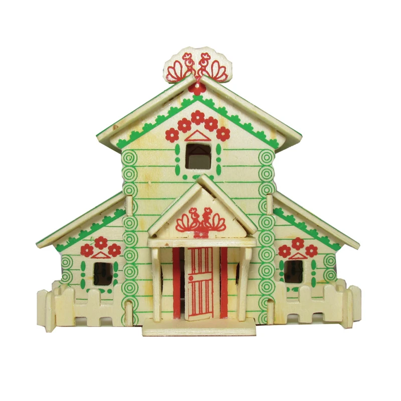 ساختنی مدل سه بعدی طرح خانه جنگلی کد 419