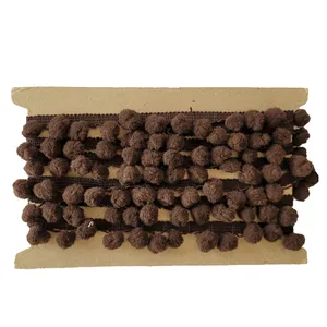 نوار پوم پوم مدل coffe طول 5 متر