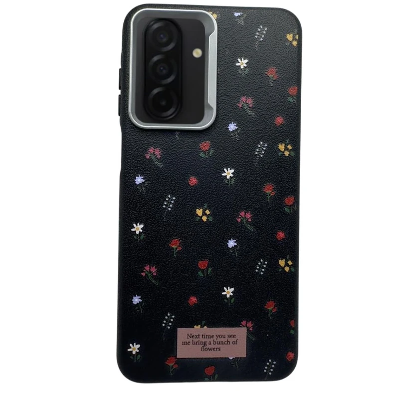 کاور طرح چرمی مدل گل ریز مناسب برای گوشی موبایل سامسونگ Galaxy A26