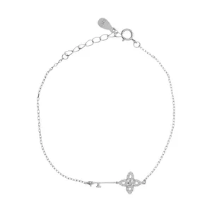  دستبند نقره زنانه پیله کد 06