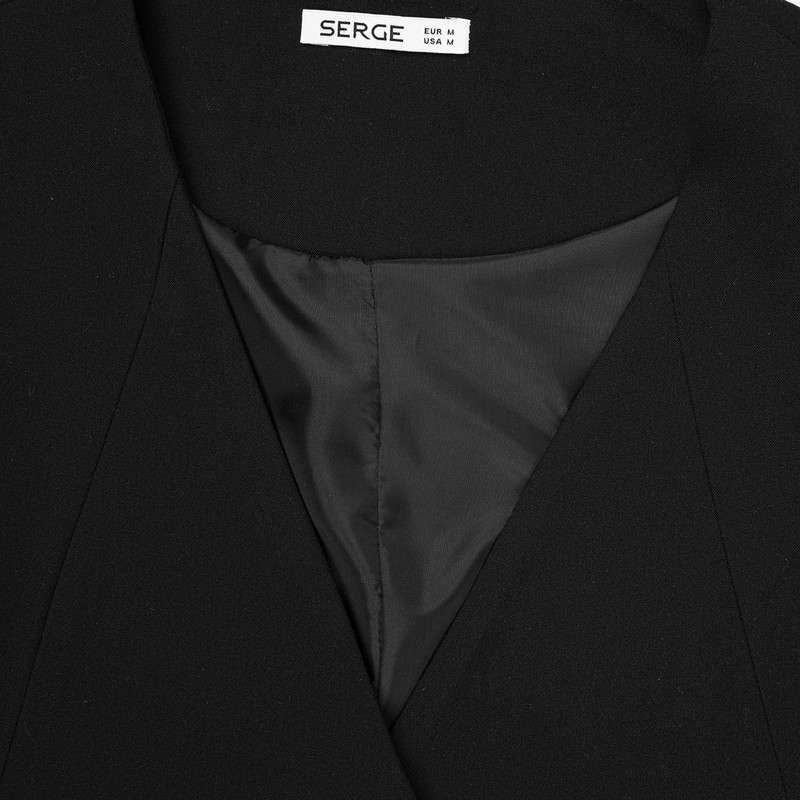 جلیقه زنانه سرژه مدل 234112 رنگ مشکی