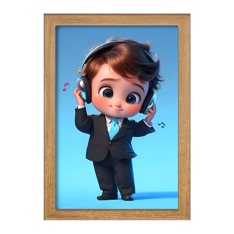 تابلو خندالو مدل پسر بامزه کد F9911