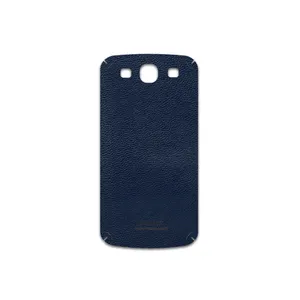 MAHOOT Deep-Blue-Leather Cover Sticker for Samsung Galaxy S3 Neo