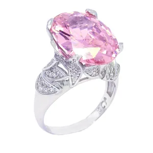 انگشتر نقره زنانه مدل lotus-102