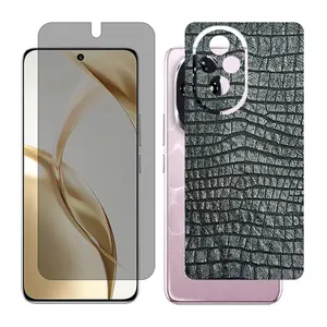 Glass Together model Privacy screen protector suitable for Honor 200 mobile phone with back cover sticker