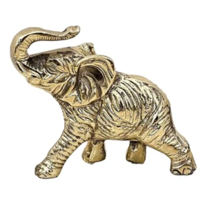 دکوری برنجی مدل فیل وحشی کد 340