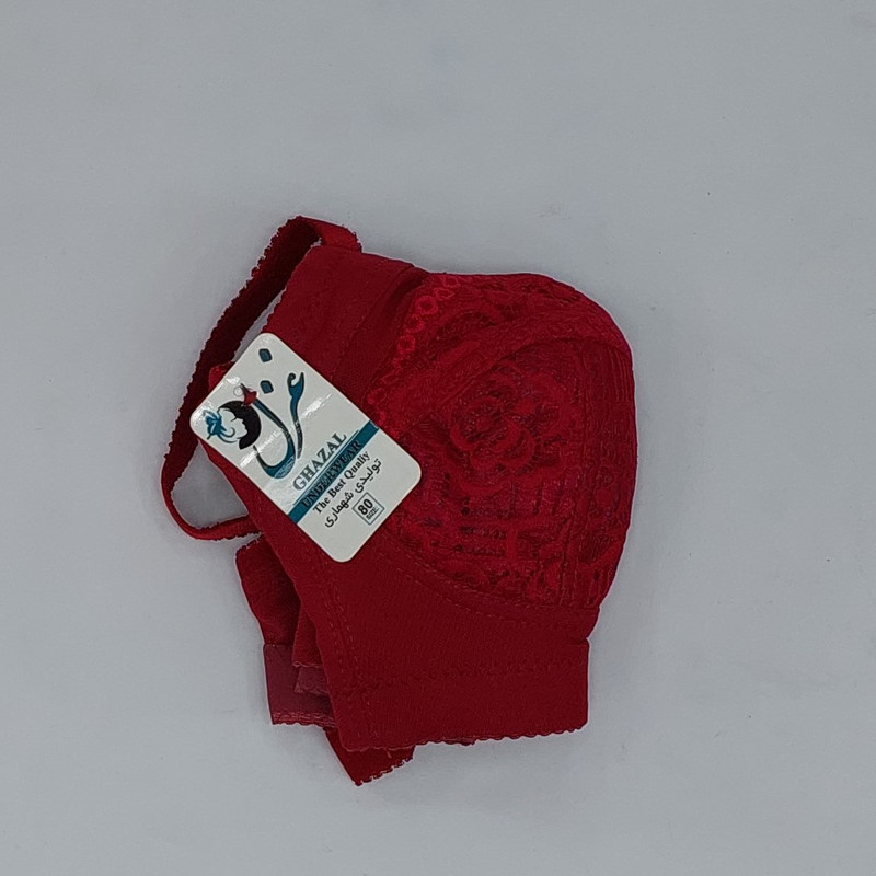 سوتین زنانه غزل مدل دانتل کاسه کش پهن کد 1113